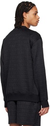 Moschino Black Crewneck Sweatshirt