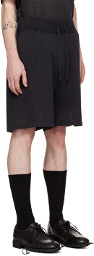 the Shepherd UNDERCOVER Black Belted Shorts