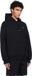 Casablanca Black Warped Logo Hoodie