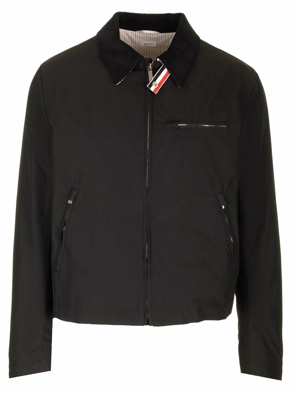 Thom Browne｜JACKETS (CONCEALED ZIP GOLF JACKET IN 2 PLY Thom Browne Concealed Zip Golf Jacket Thom Browne
