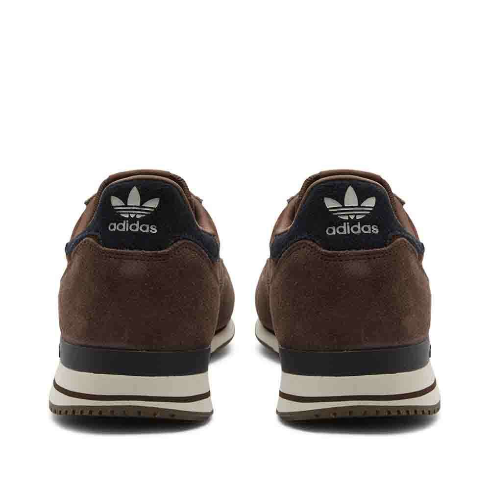 Adidas Men's ZX 500 Sneakers in Brown/Core Black adidas