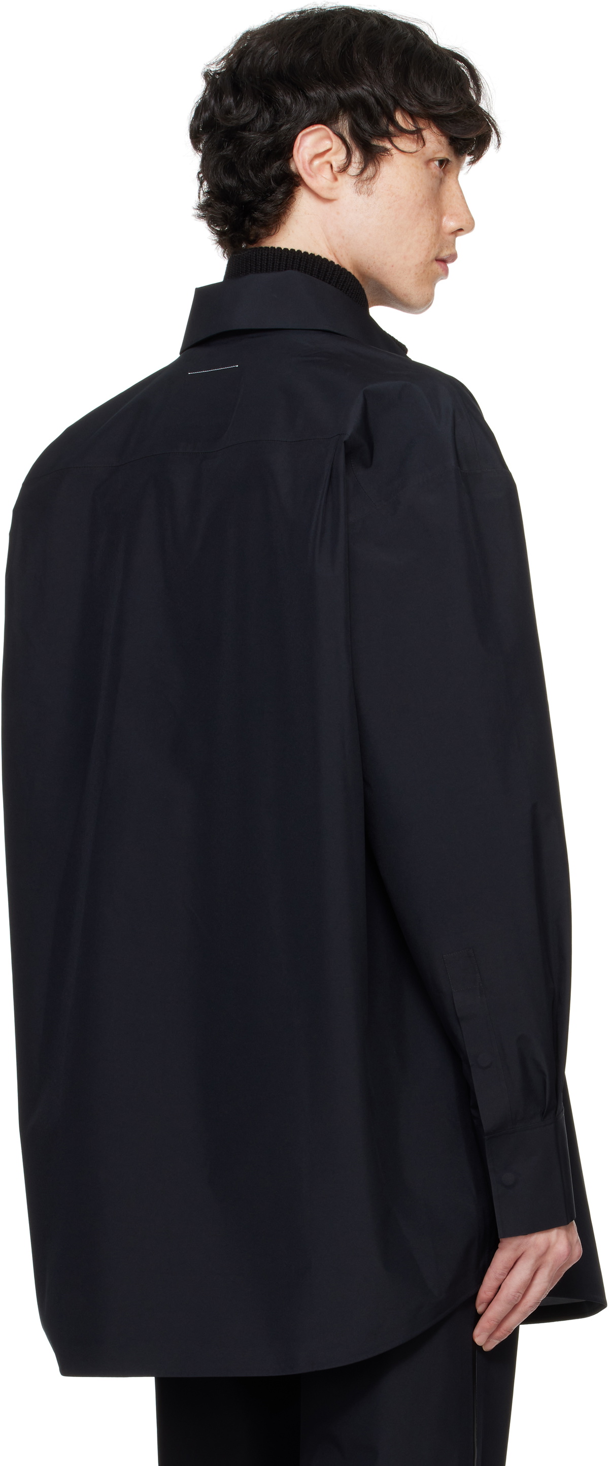 MM6 Maison Margiela Black Salomon Edition Long Sleeve Shirt MM6