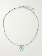 Peyote Bird - High Desert Sterling Silver Multi-Stone Necklace - Silver