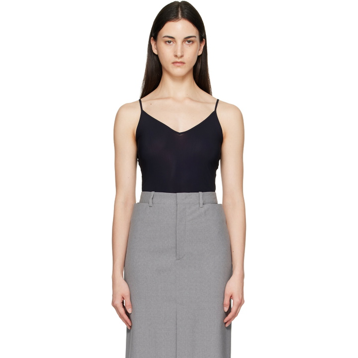 Photo: Jil Sander Black Jersey Tank Top