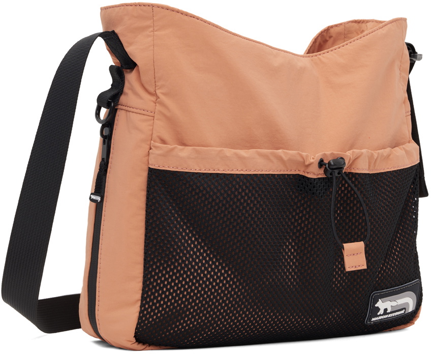 Maison Kitsuné Orange Flash Fox Bag