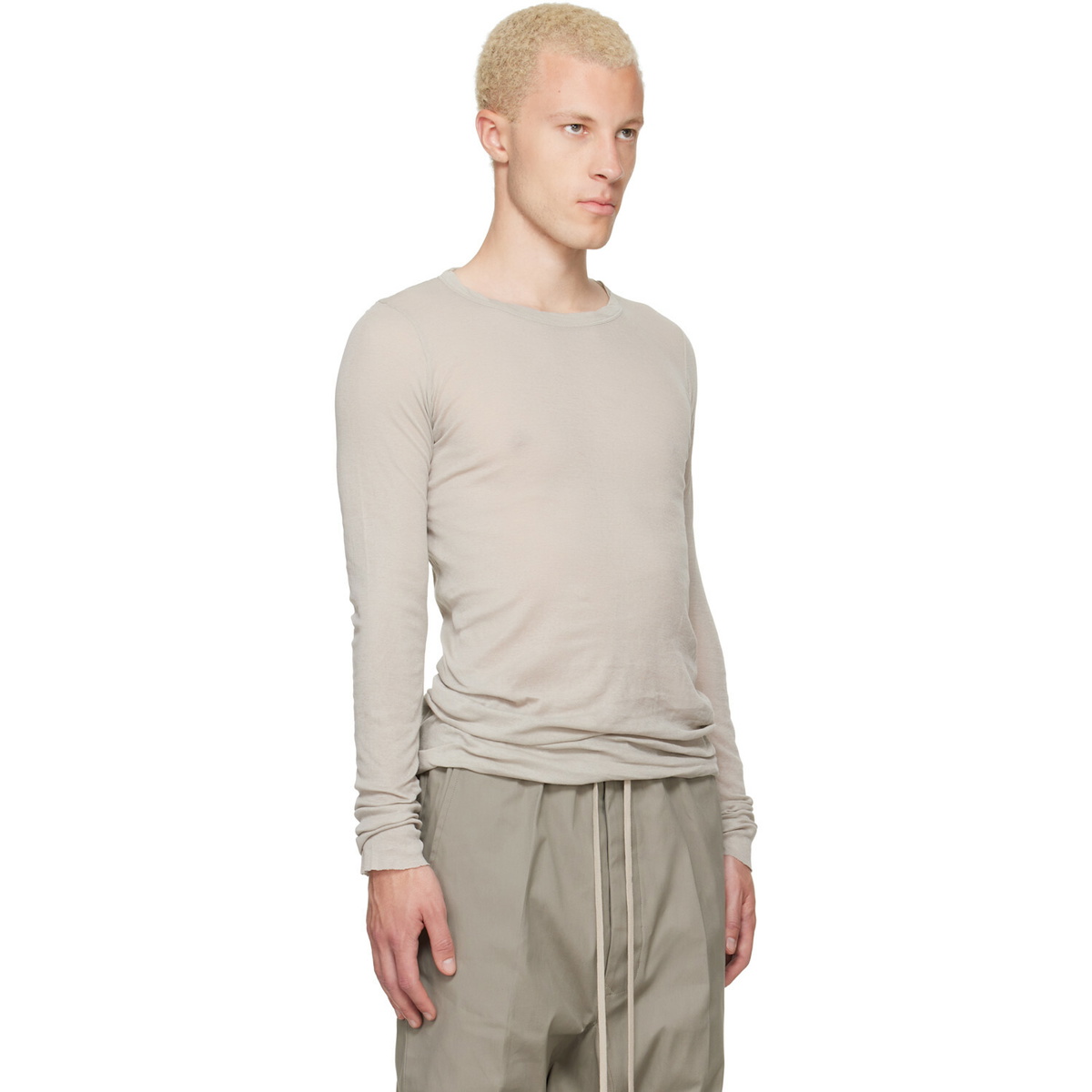 Rick Owens Off-White Tower Rib LS T-shirt