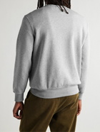 Polo Ralph Lauren - Printed Cotton-Blend Jersey Sweatshirt - Gray