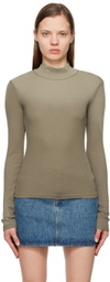 COTTON CITIZEN Khaki Verona Turtleneck