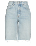 Maje Womens Denim shorts in Blue
