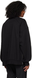 Juun.J Black Sleeve Pocket Sweatshirt