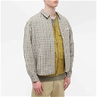Flagstuff Men's Original Check Zip Jacket in Gray