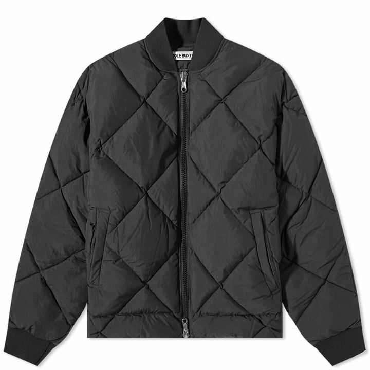 Photo: Cole Buxton Men's CB Quilted Bomber Jacket in Black