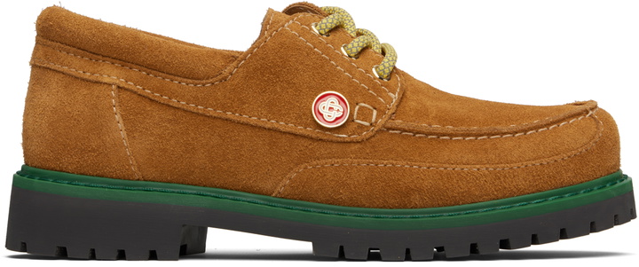 Photo: Casablanca Brown Leather Boat Shoes