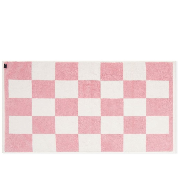 Photo: HAY Check Bath Mat in Pink 