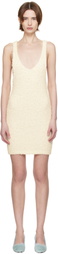 Entire Studios Off-White Tuft Tank Minidress