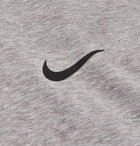 Nike Training - Mélange Dri-FIT Hoodie - Gray