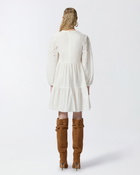 Pinko Mini Dress With Openwork And Crystals Snow White