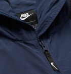 Nike - Sportswear Re-Issue Colour-Block Nylon Hooded Half-Zip Anorak - Blue