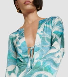 Louisa Ballou Printed minidress
