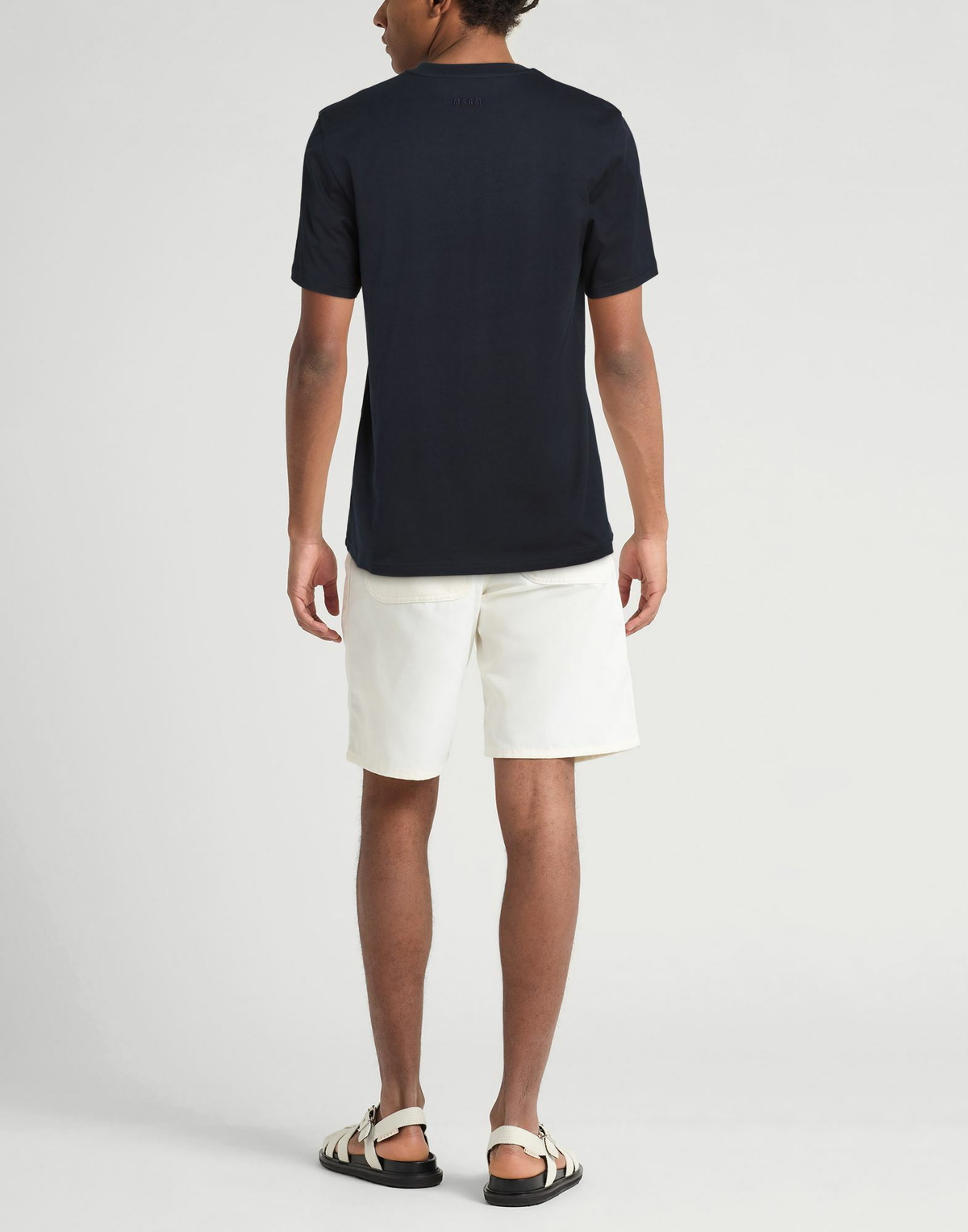 Msgm Mens T-shirt in Midnight blue