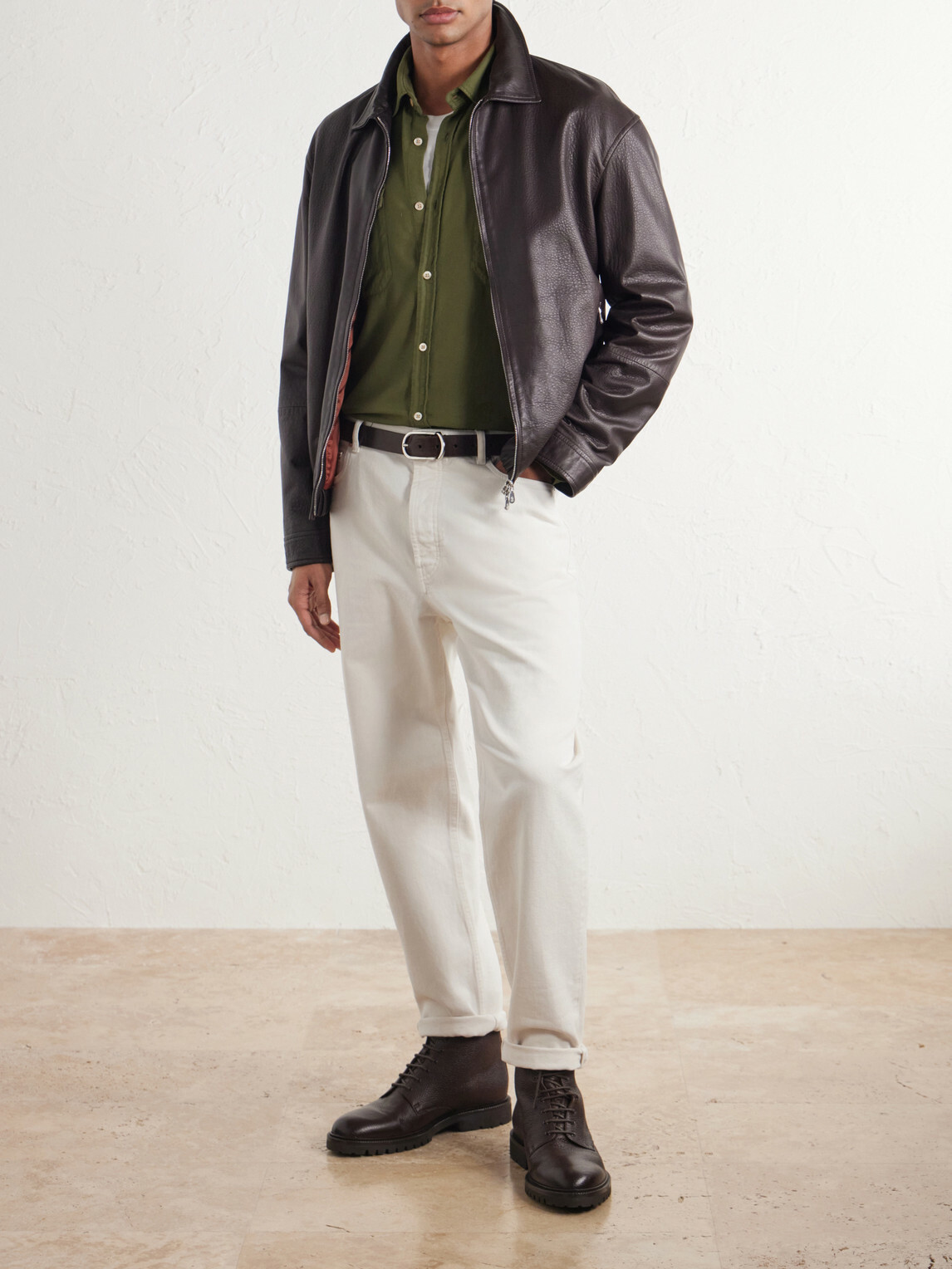 Boglioli - Twill Shirt - Green