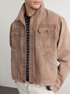 RRL - Cotton-Canvas Trucker Jacket - Red