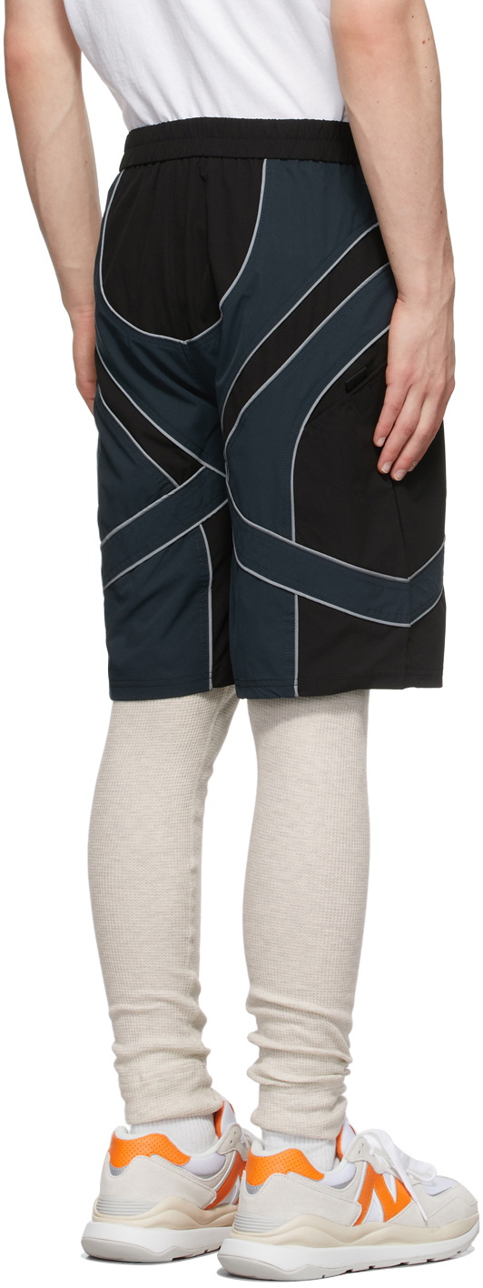 Happy99 Black & Navy Happy Trail 2.0 Shorts