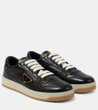 Prada Downtown leather low-top sneakers