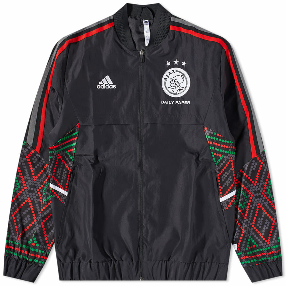 Adidas x Daily Paper Ajax 22/23 Anorak Jacket in Black/White adidas