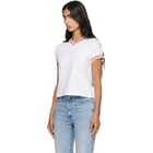 Versace White Jacquard Stretch Cotton-Jersey T-shirt