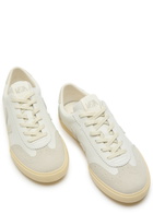 Veja Volley Panelled Grained Leather Sneakers White