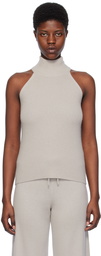 LISA YANG Gray Freya Tank Top