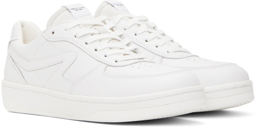 rag & bone White Retro Court Low Sneakers