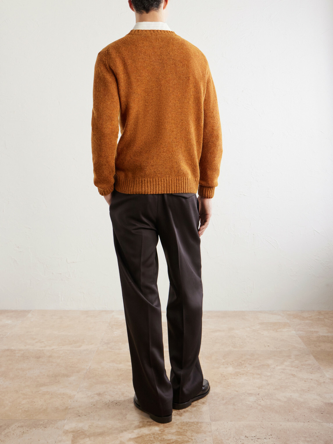 Caruso - Wool Sweater - Orange