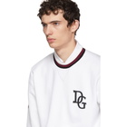 Dolce and Gabbana White Logo Sweatshirt