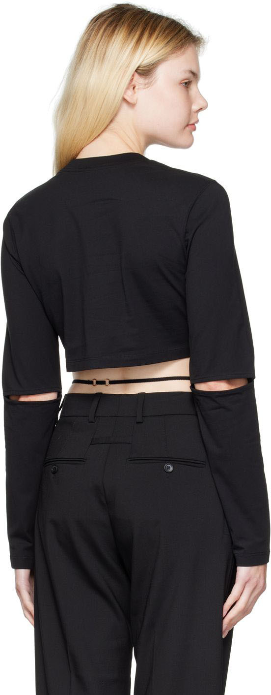 Jacquemus Black Le Papier ‘Le T-Shirt Pino’ Long Sleeve T-Shirt