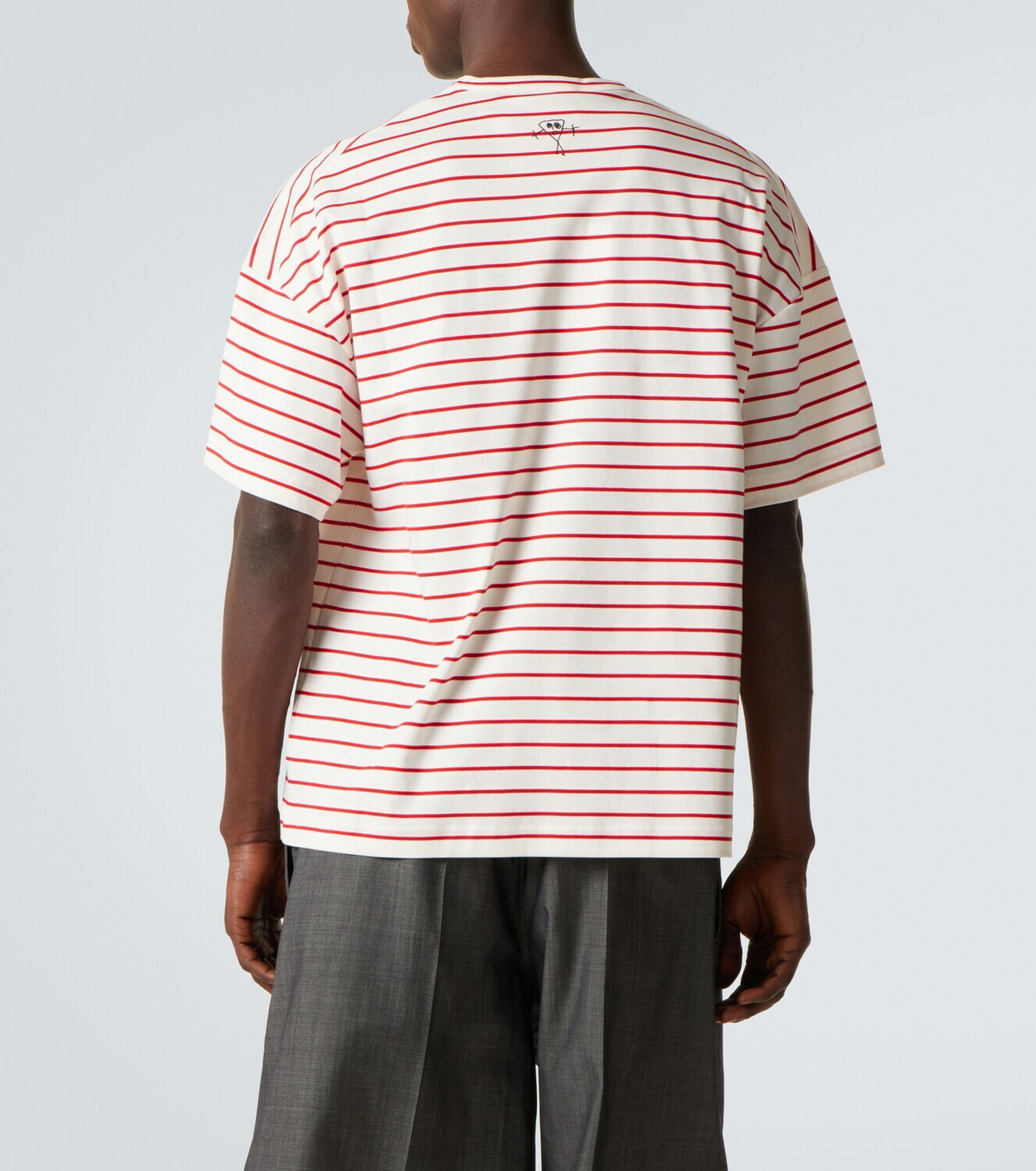 Plan C Striped cotton T-shirt