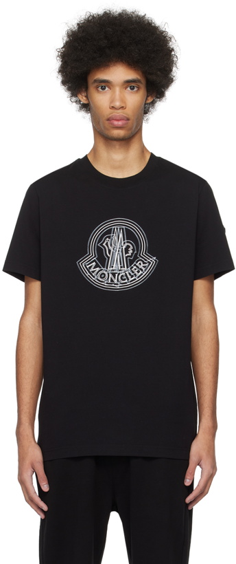 Photo: Moncler Black Graphic T-Shirt