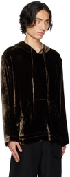 UMA WANG Brown Taveon Hoodie