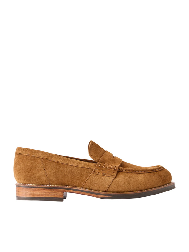 Photo: Grenson - Nate Suede Penny Loafers - Brown