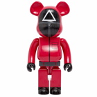 Medicom Be@rbrick Squid Game Guard △ in 1000%/Red