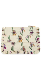 LA Double J Floral Stretch-cotton Hand Pochette Pouch - Multicoloured - One Size