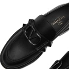 Valentino Men's One Stud Loafer in Black