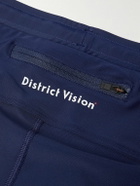DISTRICT VISION - TomTom Speed Tight Stretch Tech-Shell Running Shorts - Blue