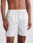 Eleventy - Straight-Leg Striped Swim Shorts - Neutrals