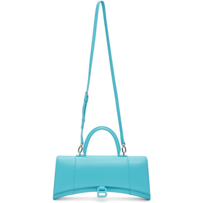 Balenciaga Blue Stretched Hourglass Bag Balenciaga