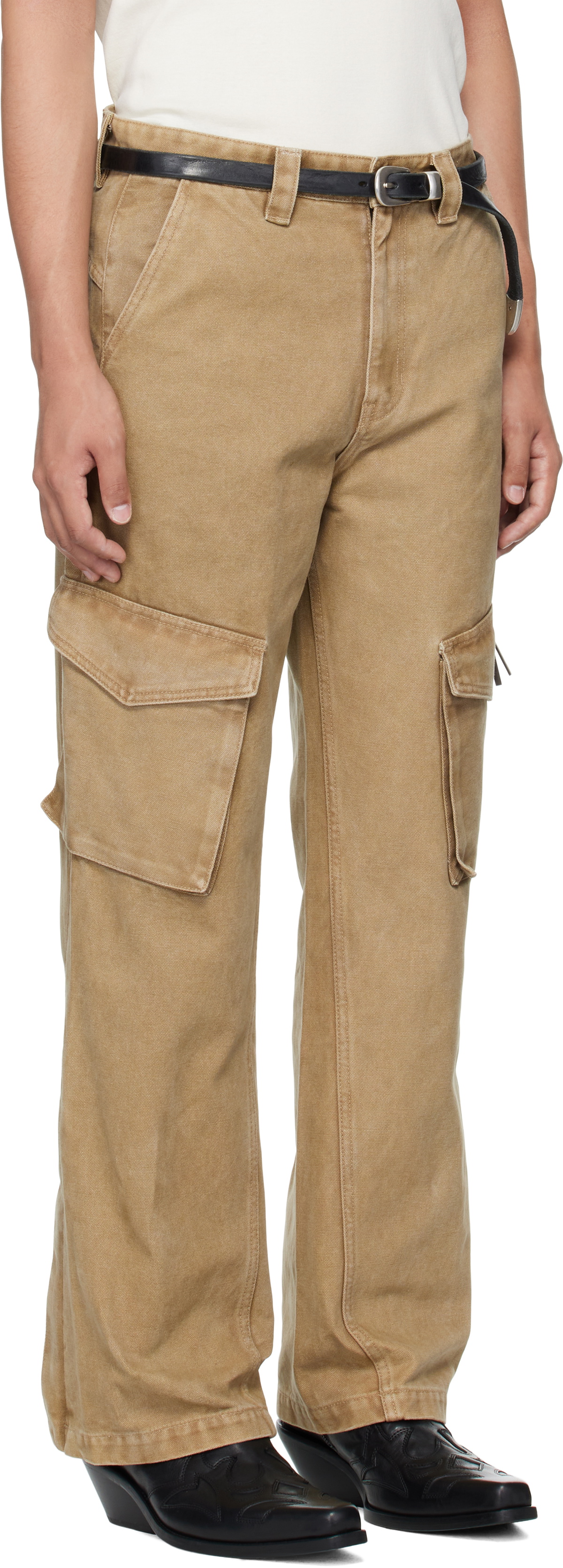 MMIC Beige Pierre Cargo Pants