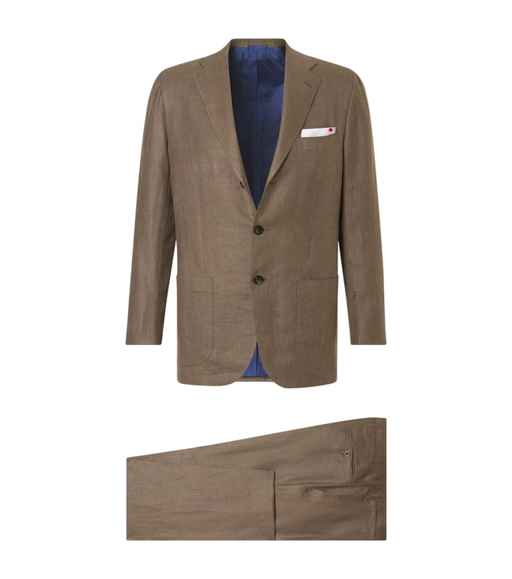 Photo: Kiton Linen, wool, and silk suit