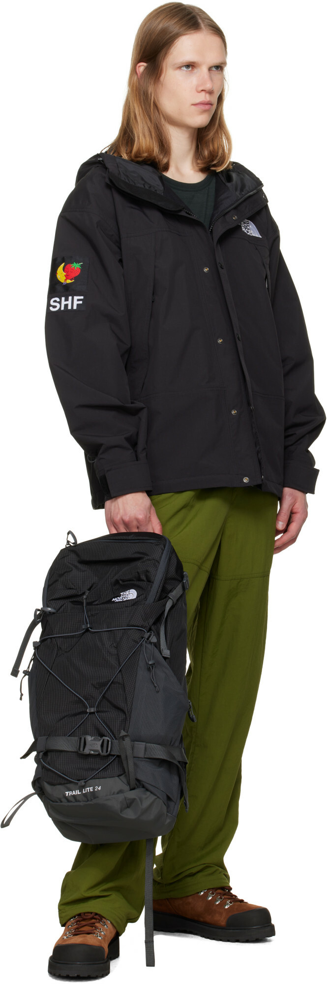 The North Face Black Trail Lite 24L Backpack