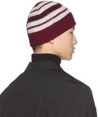 Paul Smith Burgundy Fluffy Beanie